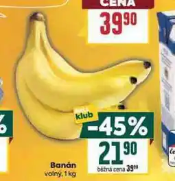 Billa Banány nabídka