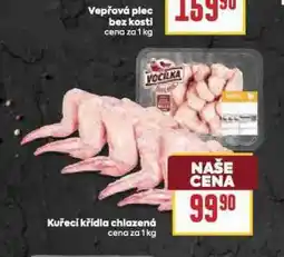 Billa Kuřecí křídla chlazená nabídka