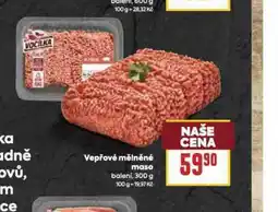 Billa Vepřové mělněné maso nabídka