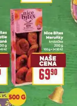 Billa Nice bites meruňky nabídka