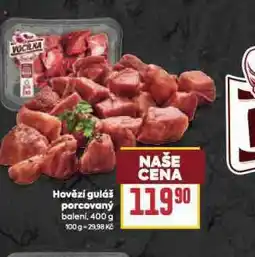 Billa Hovězí guláš porcovaný nabídka