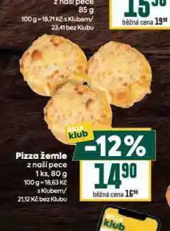Billa Pizza žemle nabídka