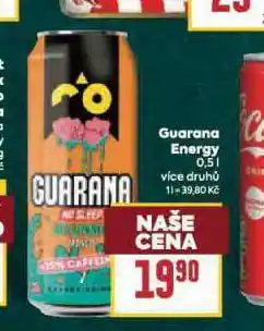 Billa Guarana energy nabídka