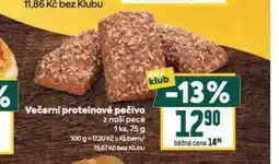 Billa Večerní proteinové pečivo nabídka
