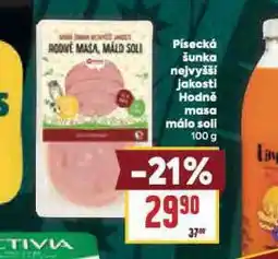 Billa Pésecká šunka nejvyšší jakosti nabídka