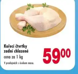 Qanto Kuřecí čtvrtky zadní chlazené nabídka