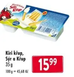 Qanto Kiri křup, Sýr a Křup nabídka