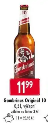 Qanto Gambrinus Originál 10 nabídka