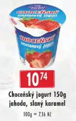 Astur&Qanto Choceňský jogurt jahoda, slaný karamel nabídka