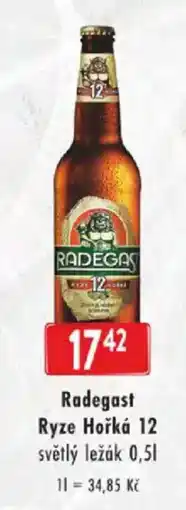 Astur&Qanto Radegast Ryze Hořká 12 světlý ležák nabídka