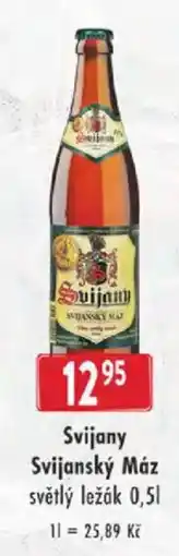 Astur&Qanto Svijany Svijanský Máz světlý ležák nabídka