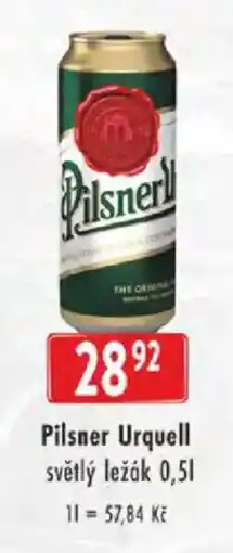 Astur&Qanto Pilsner Urquell světlý ležák nabídka
