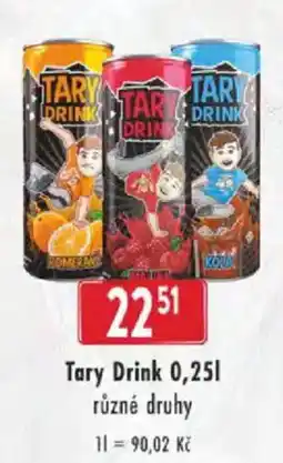 Astur&Qanto Tary Drink nabídka