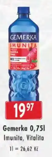 Astur&Qanto Gemerka Imunita, Vitalita nabídka