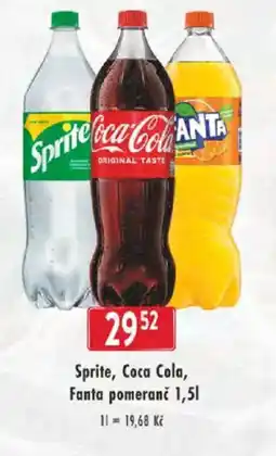 Astur&Qanto Sprite, Coca Cola, Fanta pomeranč nabídka