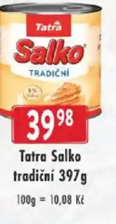 Astur&Qanto Tatra Salko tradiční nabídka