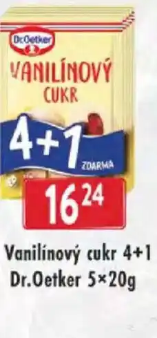 Astur&Qanto Vanilínový cukr 4+1 Dr.Oetker nabídka