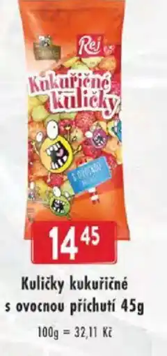 Astur&Qanto Kuličky kukuřičné s ovocnou příchutí nabídka