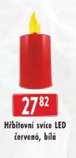 Astur&Qanto Hřbitovní svíce LED červená, bílá nabídka