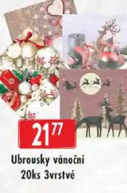 Astur&Qanto Ubrousky vánoční 3vrstvé nabídka