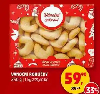 Penny Market VÁNOČNÍ ROHLÍČKY, 250 g nabídka