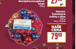 Billa Douceur čokoládové kuličky v síťce nabídka