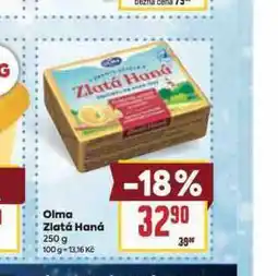 Billa Olma zlatá haná nabídka