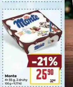 Billa Monte nabídka