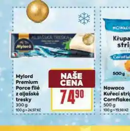 Billa Mylord premium porce filé z aljašské tresky nabídka