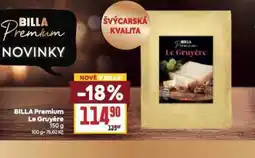 Billa Billa premium le gruyére nabídka