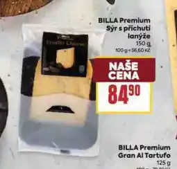 Billa Billa premium sýr s příchutí lanýže nabídka