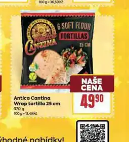 Billa Antica cantina wrap tortilla 25 cm nabídka