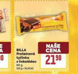 Billa Billa proteinová tyčinka nabídka