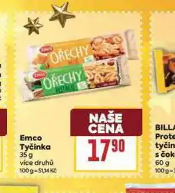 Billa Emco tyčinka nabídka