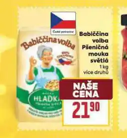 Billa Pšeničná mouka nabídka