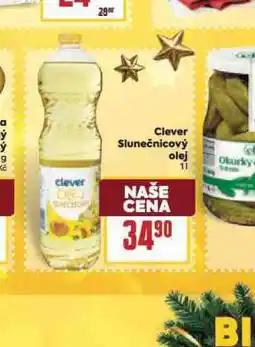 Billa Clever slunečnicový olej nabídka