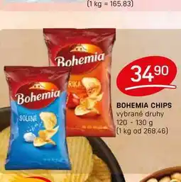 Flop BOHEMIA CHIPS vybrané druhy 120- 130 g nabídka