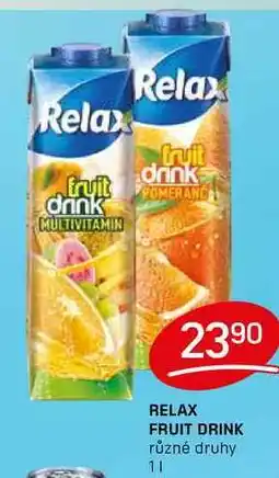 Flop RELAX FRUIT DRINK různé druhy 1l nabídka