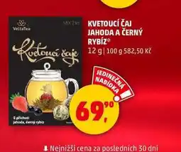 Penny Market KVETOUCÍ ČAJ JAHODA A ČERNÝ RYBÍZ, 12 g nabídka
