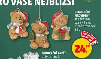 Penny Market DEKORAČNÍ MEDVÍDEK, 1 ks nabídka