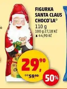 Penny Market FIGURKA SANTA CLAUS CHOCO'LA, 110 g nabídka