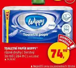 Penny Market TOALETNÍ PAPÍR WIPPY, 16 rolí nabídka