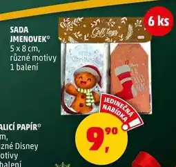 Penny Market SADA JMENOVEK, 6 ks nabídka