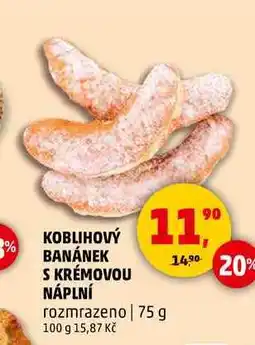 Penny Market KOBLIHOVÝ BANÁNEK S KRÉMOVOU NÁPLNÍ, 75 g nabídka