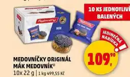 Penny Market MEDOVNÍČKY ORIGINÁL MÁK MEDOVNÍK, 10x 22 g nabídka