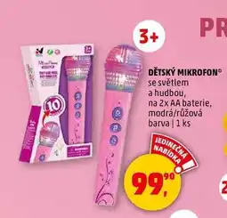 Penny Market DĚTSKÝ MIKROFON, 1 ks nabídka
