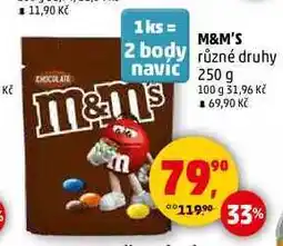 Penny Market M&M'S, 250 g nabídka