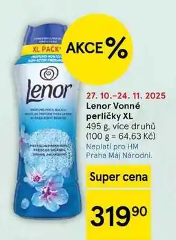 Tesco Lenor Vonné perličky XL, 495 g nabídka