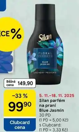 Tesco Silan parfém na praní Blue Jasmin, 30 PD nabídka