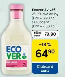Tesco Ecover Aviváž, 25 PD, dva druhy nabídka